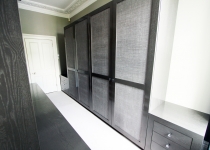 Dark bespoke wardrobe