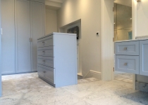 Bathroom fitted wardrobe