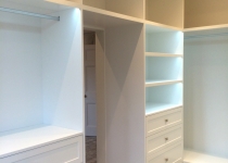 Walking bespoke wardrobe lighting