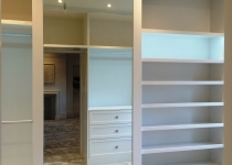 Walking bespoke wardrobe with led