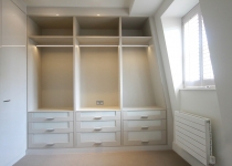 white gloss unit wardrobe